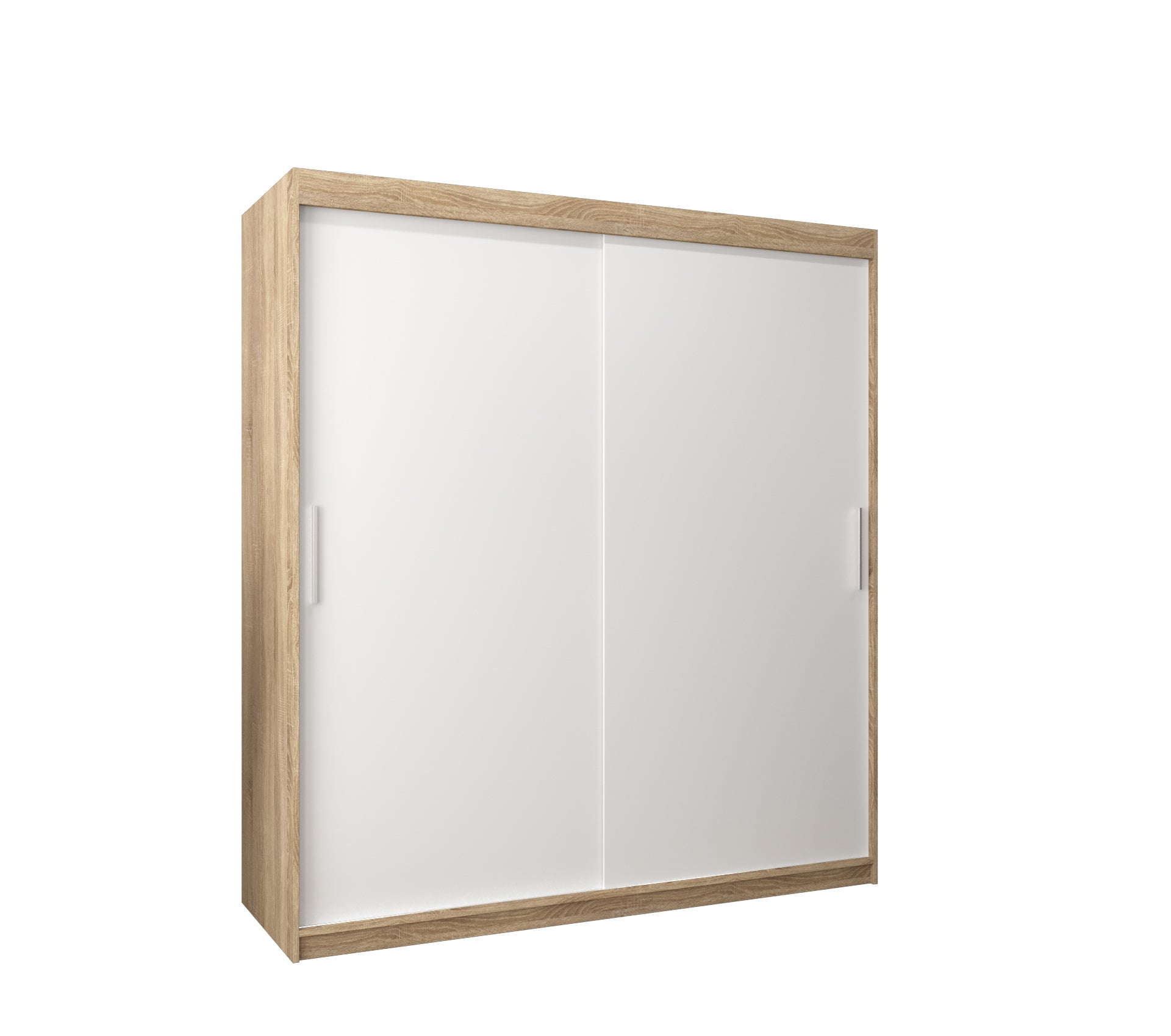 Szafa przesuwna garderoba TOKYO 180 x 62 x 200 cm Sonoma + Biały - Abiks Meble