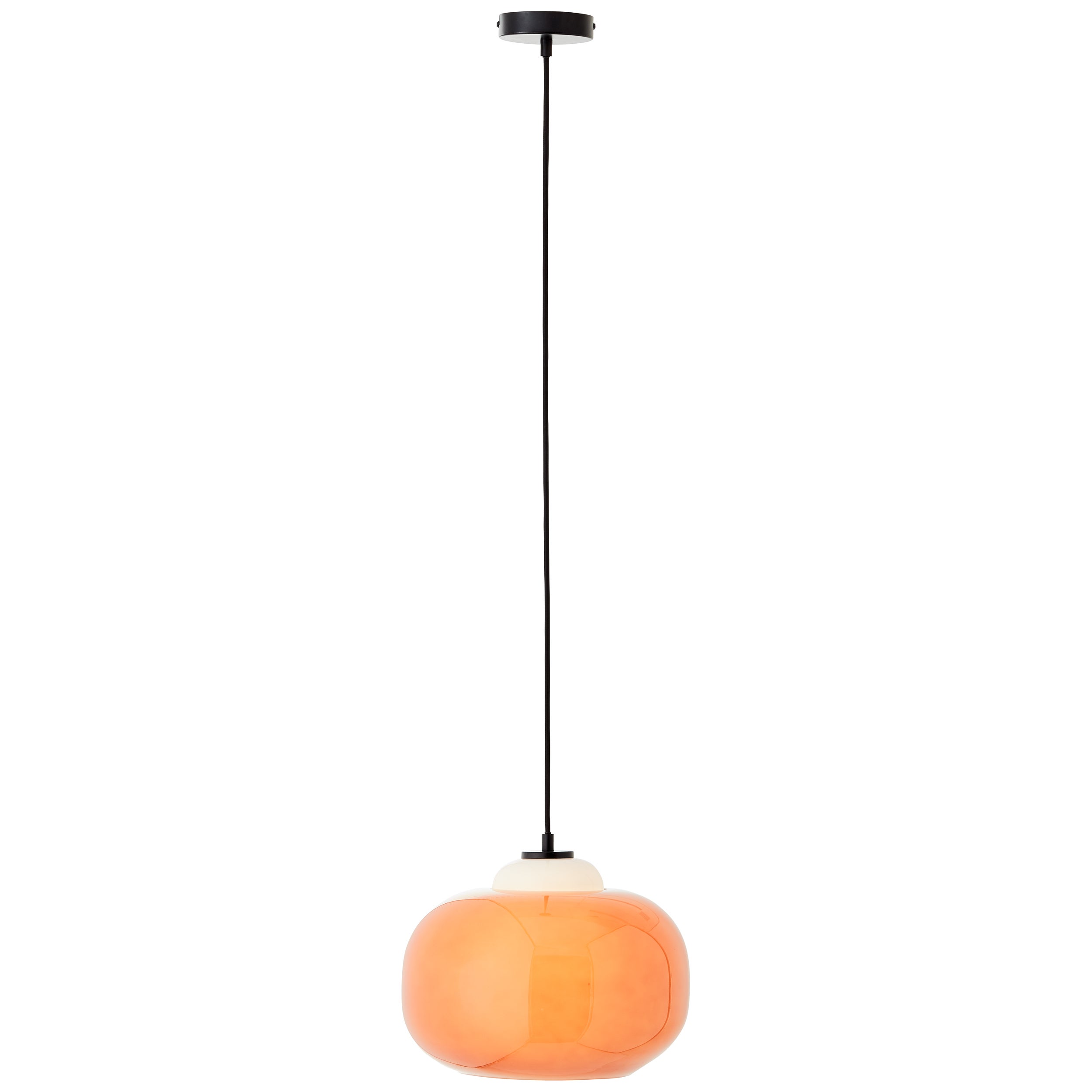 Brilliant Suspension Blop 30cm pomarańczowy szkło/metal 1x A60, E27, 60 W, pasuje do zwykłej żarówki (brak w zestawie) - 3