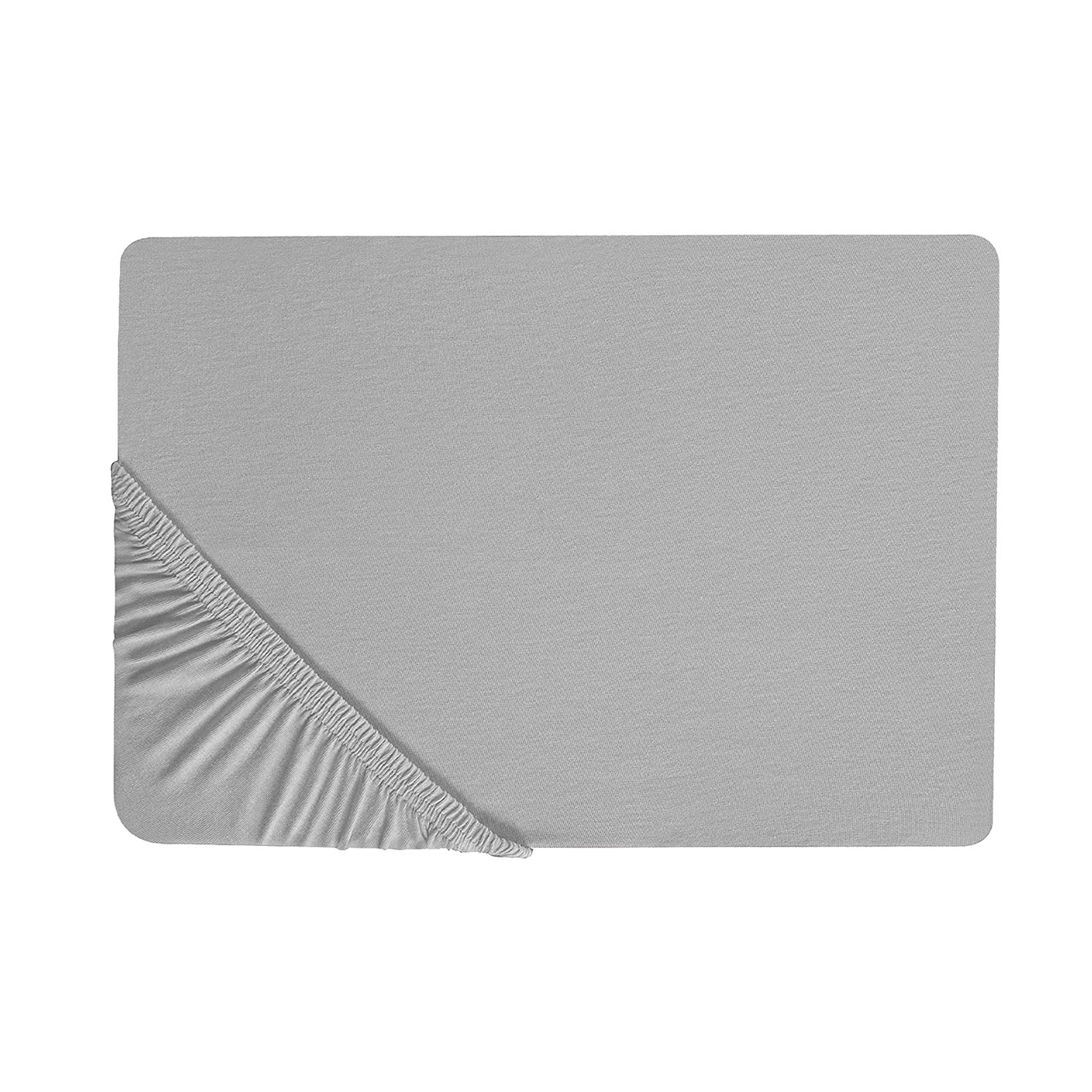 Lenzuolo con angoli bianco in raso di cotone 185x200 cm Cotton Sateen