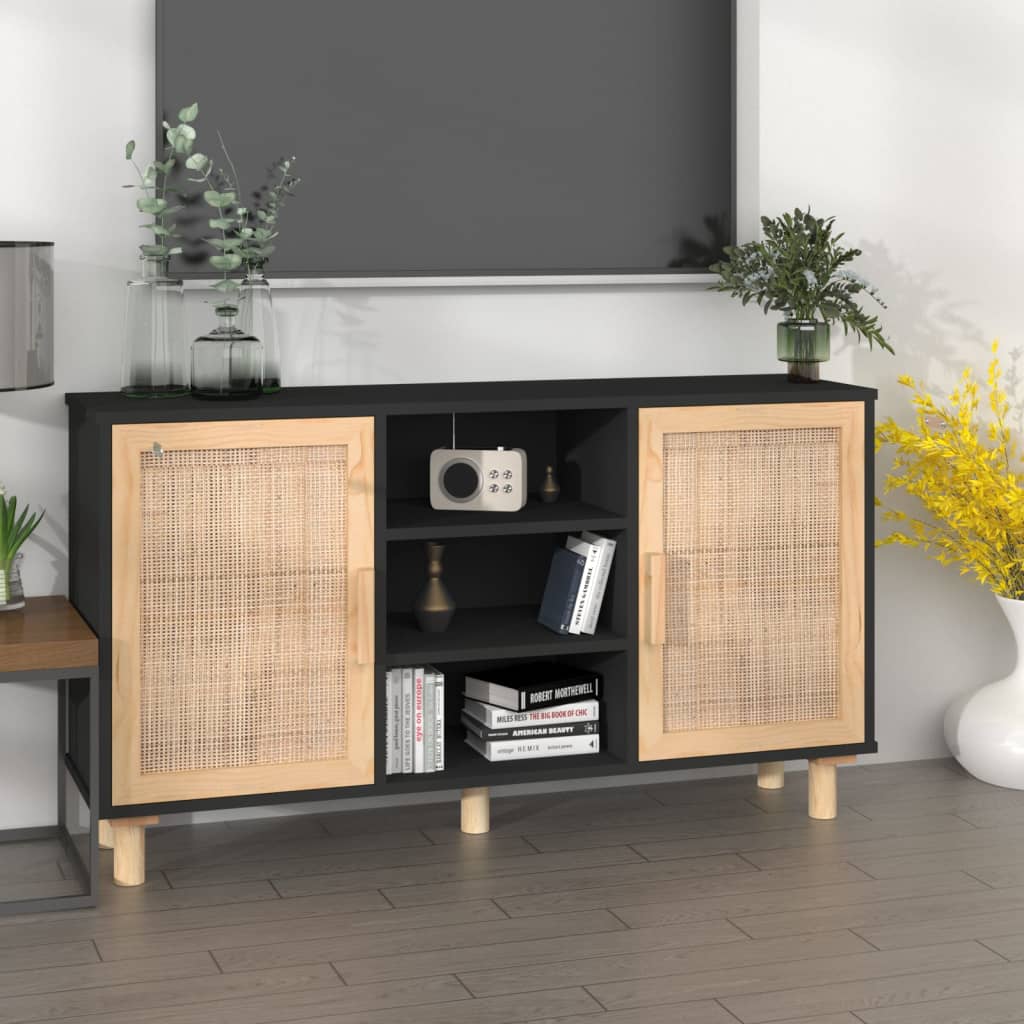 Credenza Gennaro, Madia da cucina a 7 ante, Buffet da soggiorno, Madia