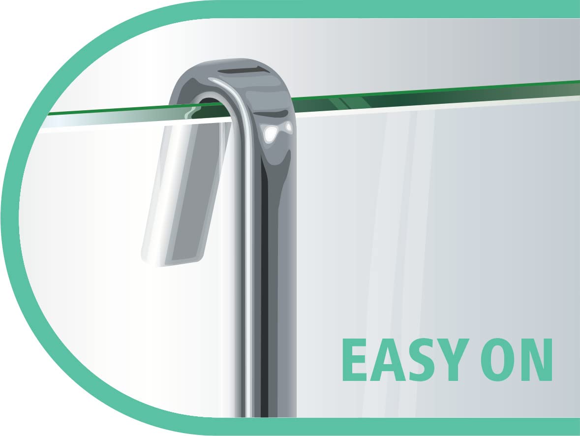 Tesa Tesa Aluxx Scaffale con 2 cestini sospesi 75x25x16,3cm, Alluminio, Cromo, facile installazione senza foratura (40204-00000-00) - 6