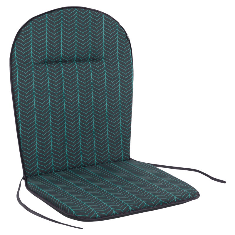 Poduszka na krzesło ogrodowe Ben Hoch turkusowa jodełka PATIO