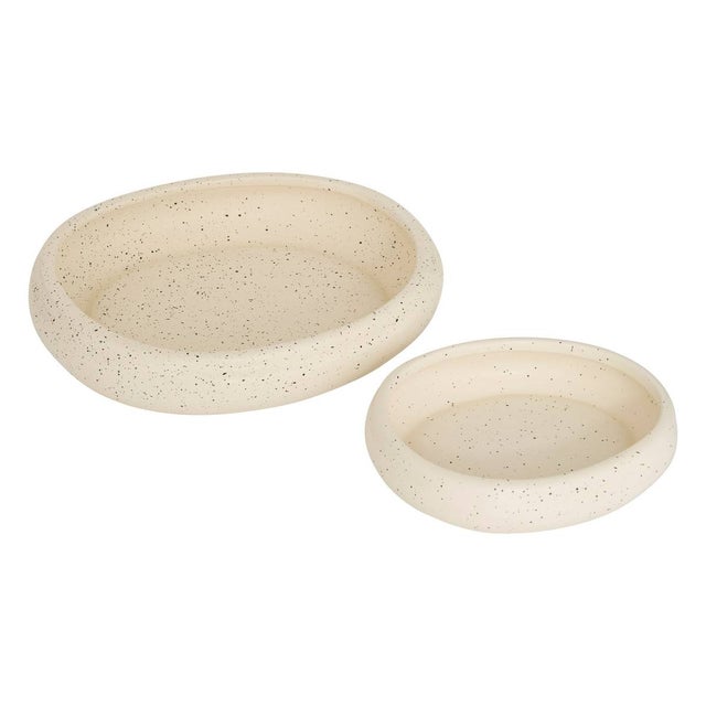 Vide-poche Wonja blanc 25x22cm - Atmosphera créateur d'intérieur