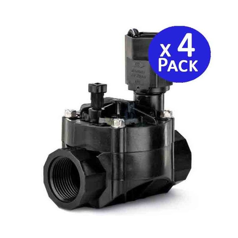 Lot De 4 Électrovanne D'arrosage Rain Bird 100HV 1'' 24V, Pour Les Programmeurs électriques