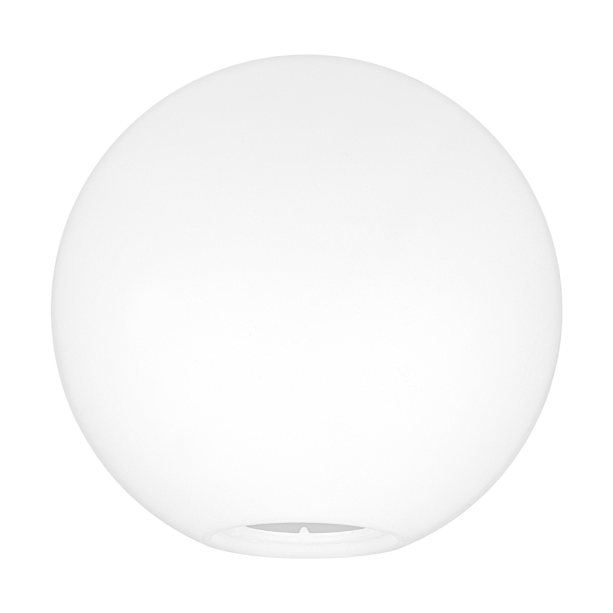 Lampa ogrodowa kula E27 LED 35cm IP65 ozdobna zewnętrzna biała MasterLED