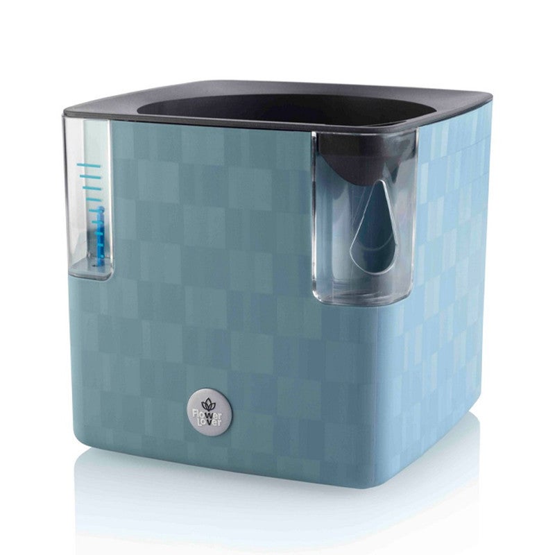 Cobble 14 – Vaso Per Erbe Aromatiche Con Sistema Di Irrigazione A Stoppino – 14,5 Cm