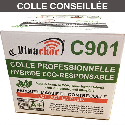 Parquet Chêne massif huilé brossé rustique miel 120X20mm - Longueurs variables de 500 à 2000mm - Certifié FSC 100 % - 3