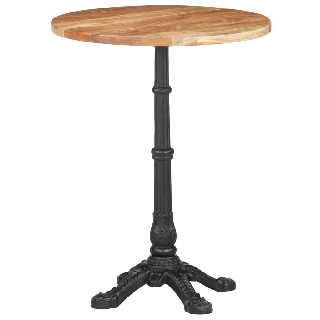 Mesa de bar | Mesa de bistrô Ø60x76 cm madeira de acácia maciça CFW734331 - 8