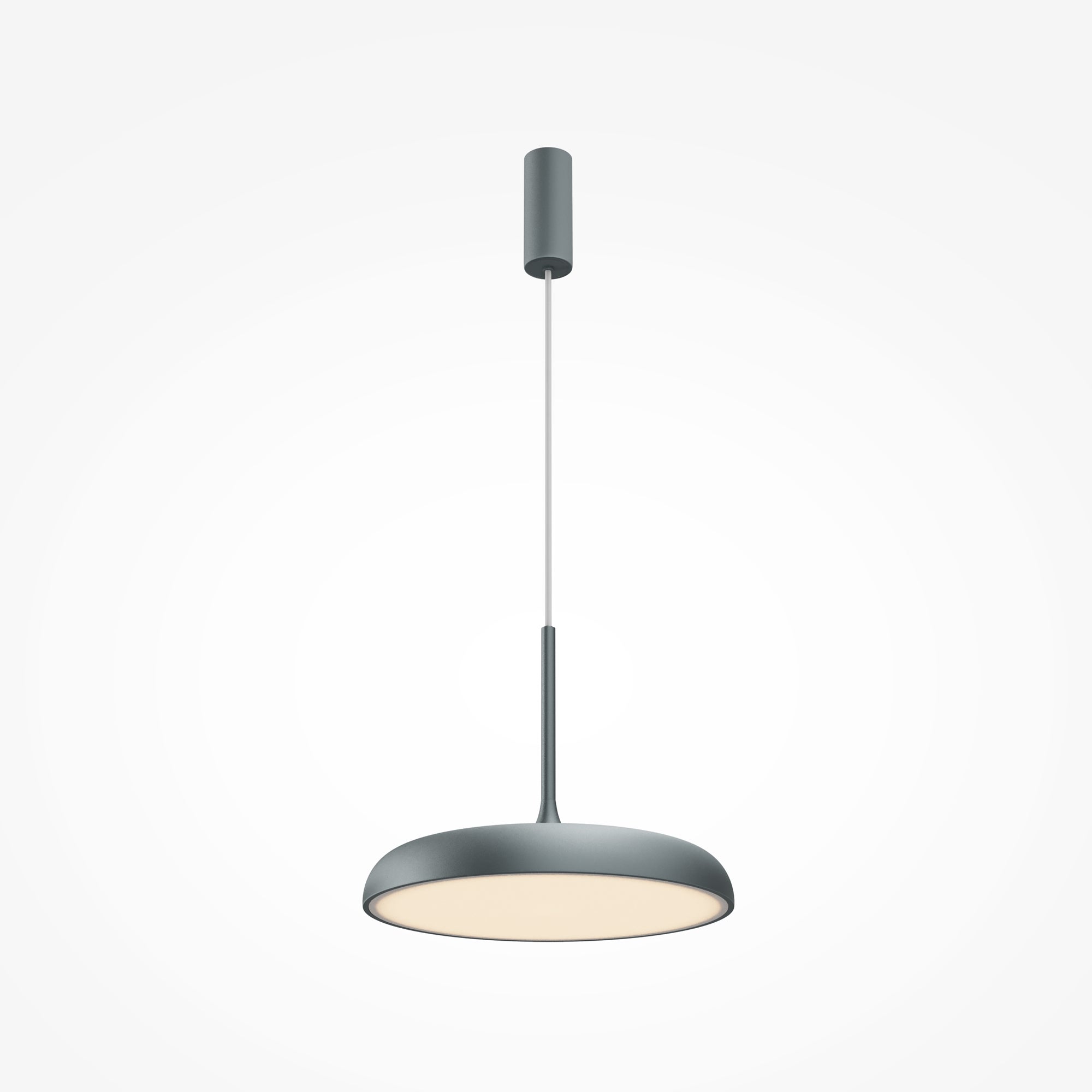Lampa wisząca Gerhard szara LED 26W 3000K 1400lm nad stół wym: 347 x 40 x 40 cm metal Maytoni