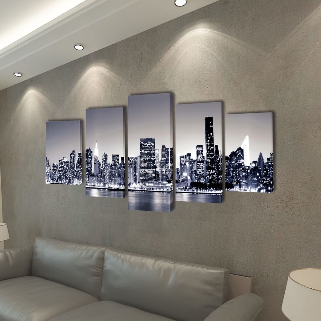 Tableau Imprimé new York Impression En Cmyk 60 X 90 Cm - Tableau