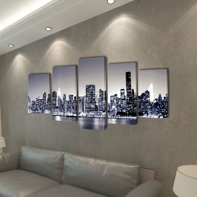 Tableau Imprimé new York Impression En Cmyk 60 X 90 Cm - Tableau Tableau Imprimé new York Impression En Cmyk 60 X 90 Cm - Tableau