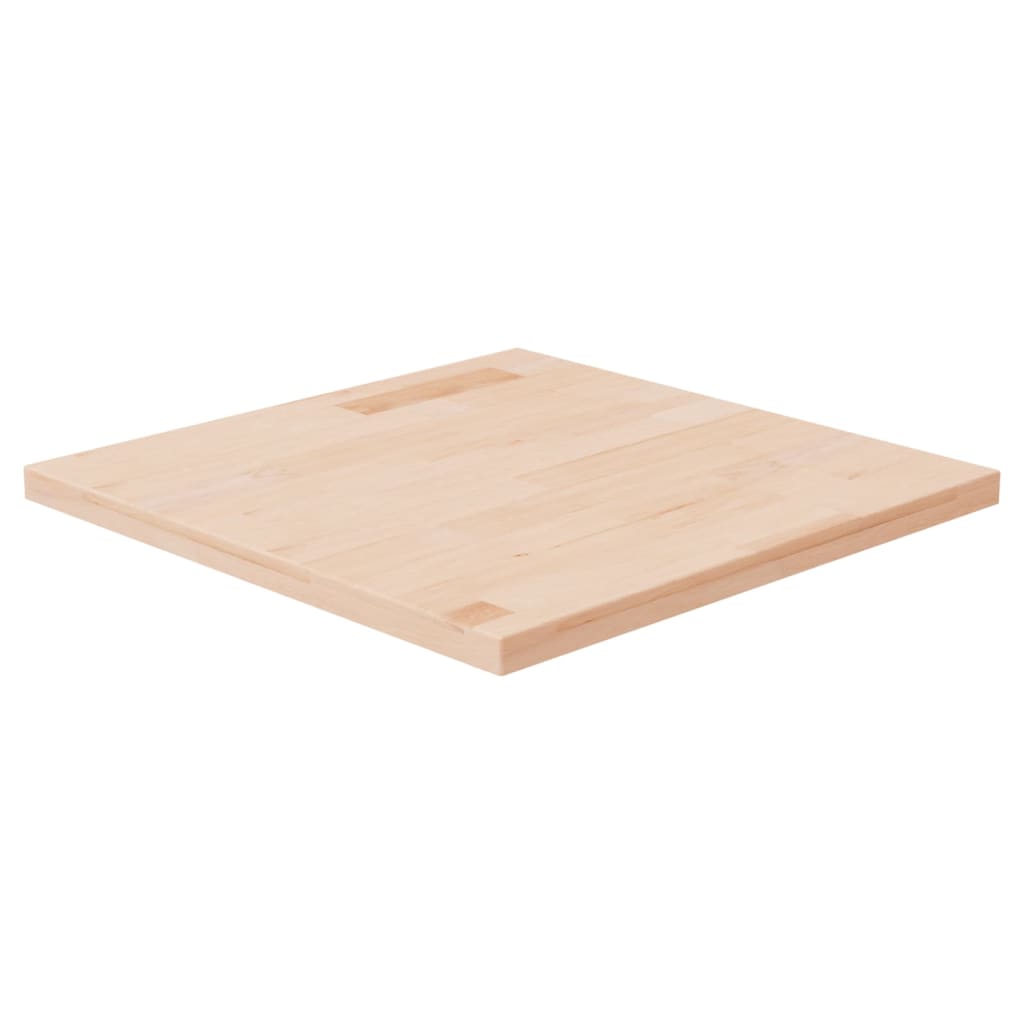 Maison exclusive - tablero de mesa cuadrada madera roble sin tratar 50x50x2,5 cm