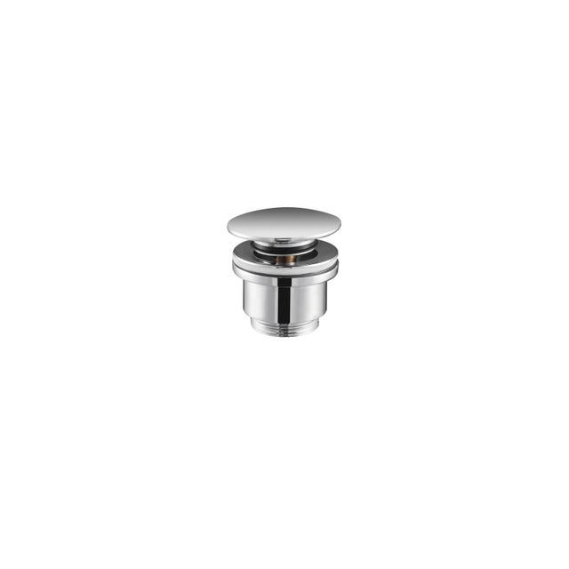 Vidage click-clack noir canon de fusil en acier et laiton, finition PVD, pour lavabo et bidet, IMEX