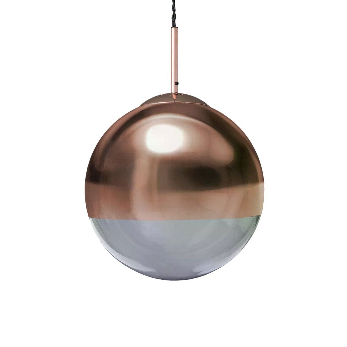 Lampa wisząca Arteo mosiężno-przezroczysta 1xE27x40W wym: 150 x 25 x 25 cm szkło Abruzzo