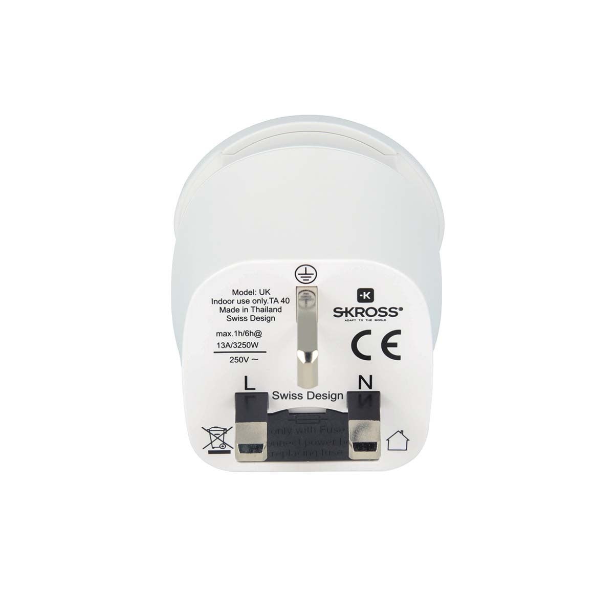 SKROSS Travel Adapter Combo - World-to-UK Earthed - 3