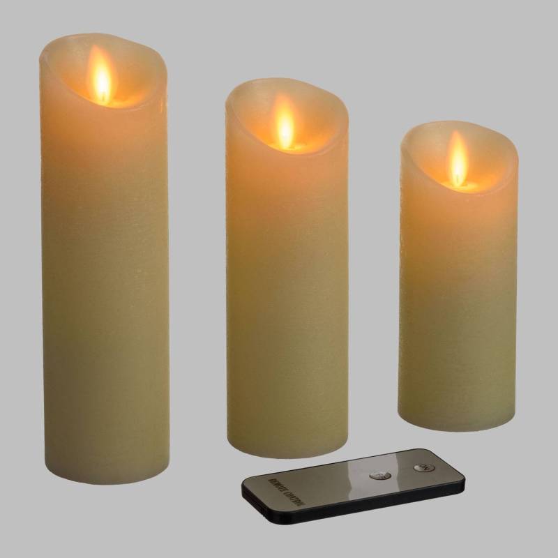 Lot De 2 Bougies Alvéolées En Cire D'abeille - Jaune, Neuves (sans Boîte)