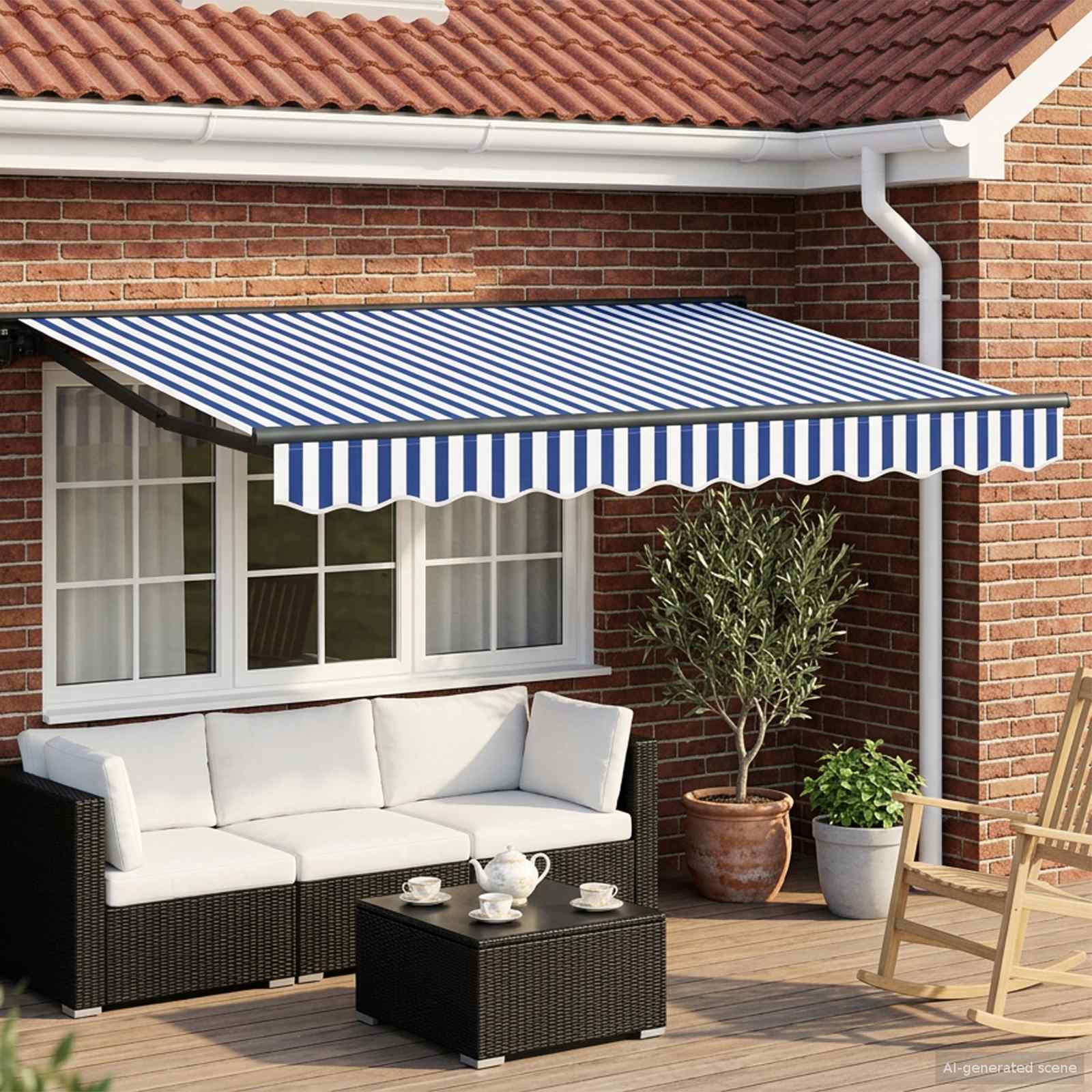 Cadre de store manuel avec LEDs 2,5 x 2 m | Leroy Merlin