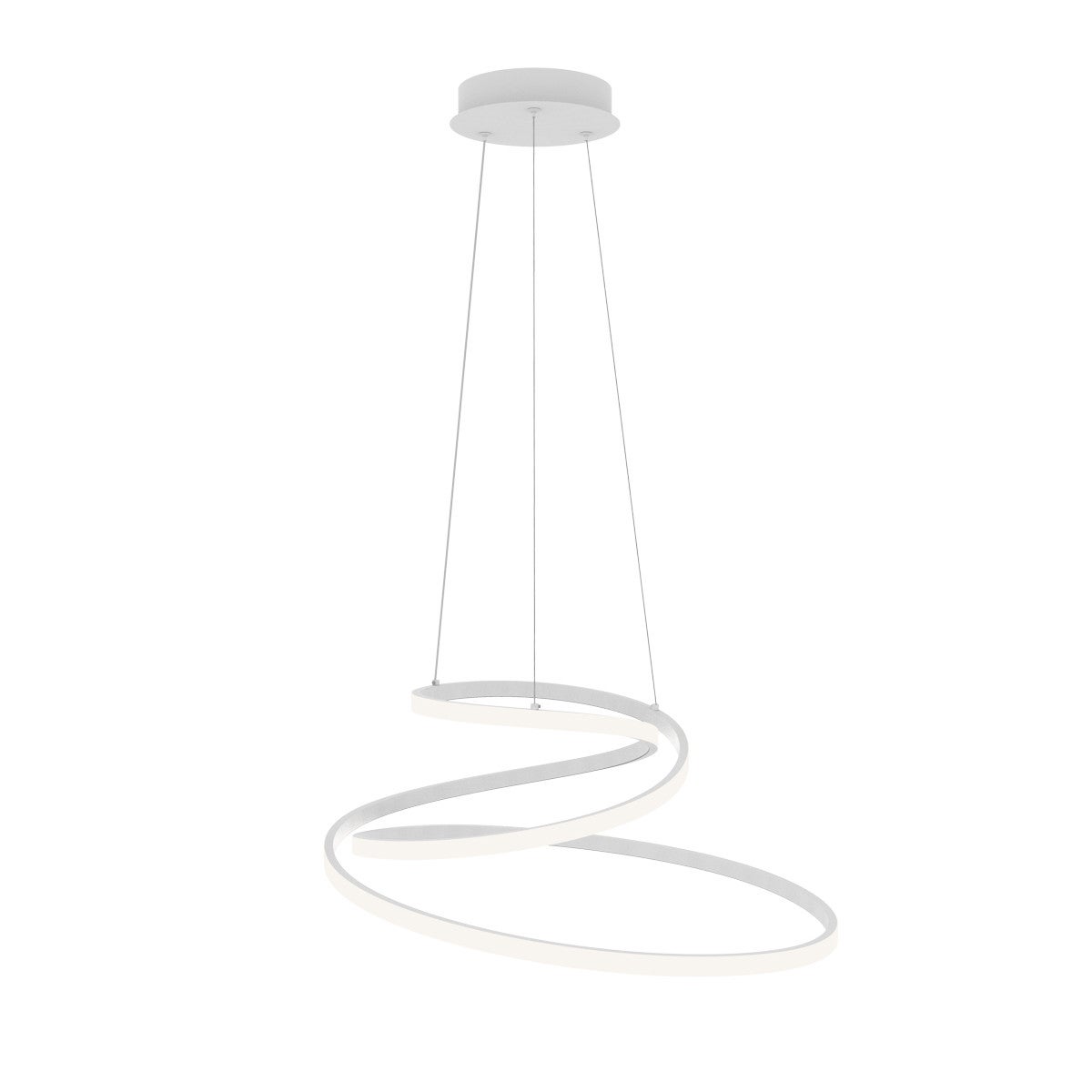 Lampa wisząca LORILA LED 60W Odcienie bieli 3300lm biała wym: 150 x 60 x 60 cm Italux