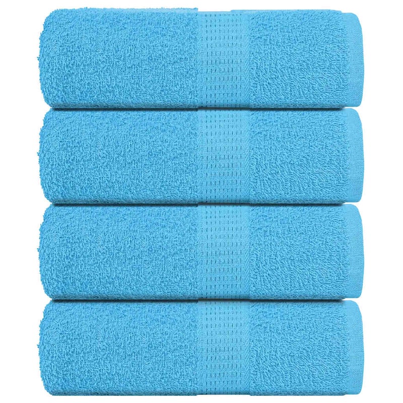 Ręczniki dla gości, FROGN, 4 szt., turkusowe, 30x50 cm, 360 g/m² vidaXL