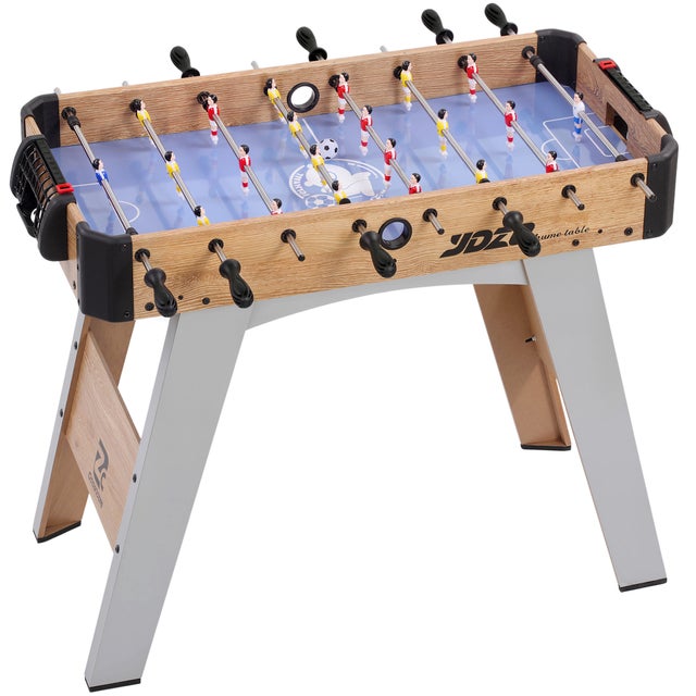 Calcio Balilla: 89 cm Mini Mesa, 2 Manual Marcadores, Purple