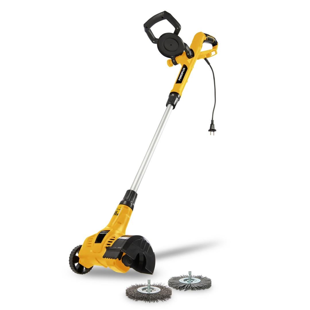 Powerplus Desmalezadora Eléctrica Telescópica Powxg6650, 400W, Cepillo De Nylon Y Acero , Leroy Merlin
