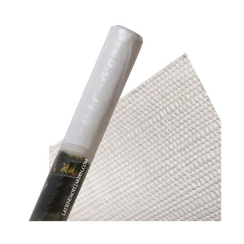 Telo Per Pacciamatura Bianco Quadrettato Tessuto Polipropilene Antistrappo 12 Mt X 525 H