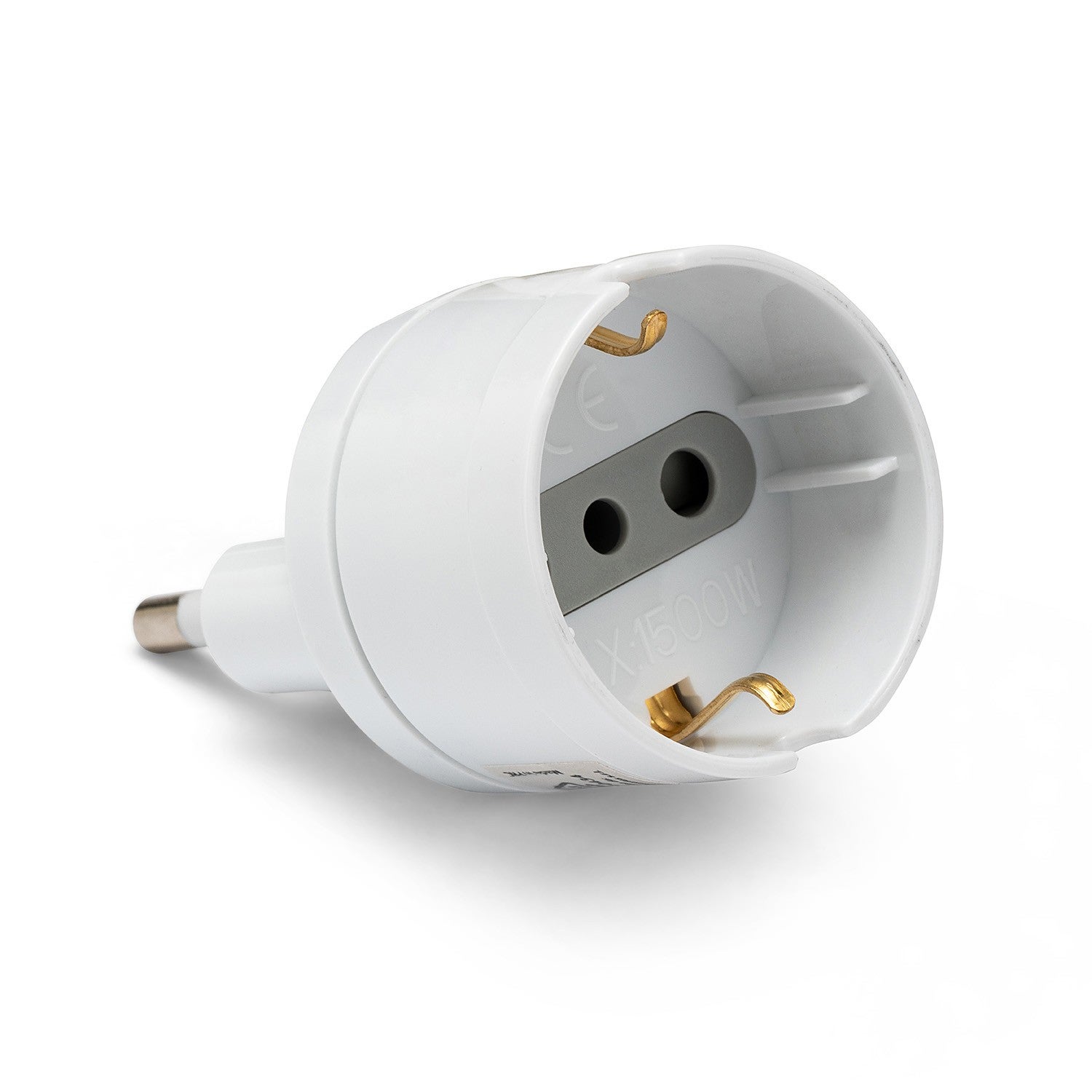 Adaptateur italien: prise Schuko vers grosse fiche 16A - 3