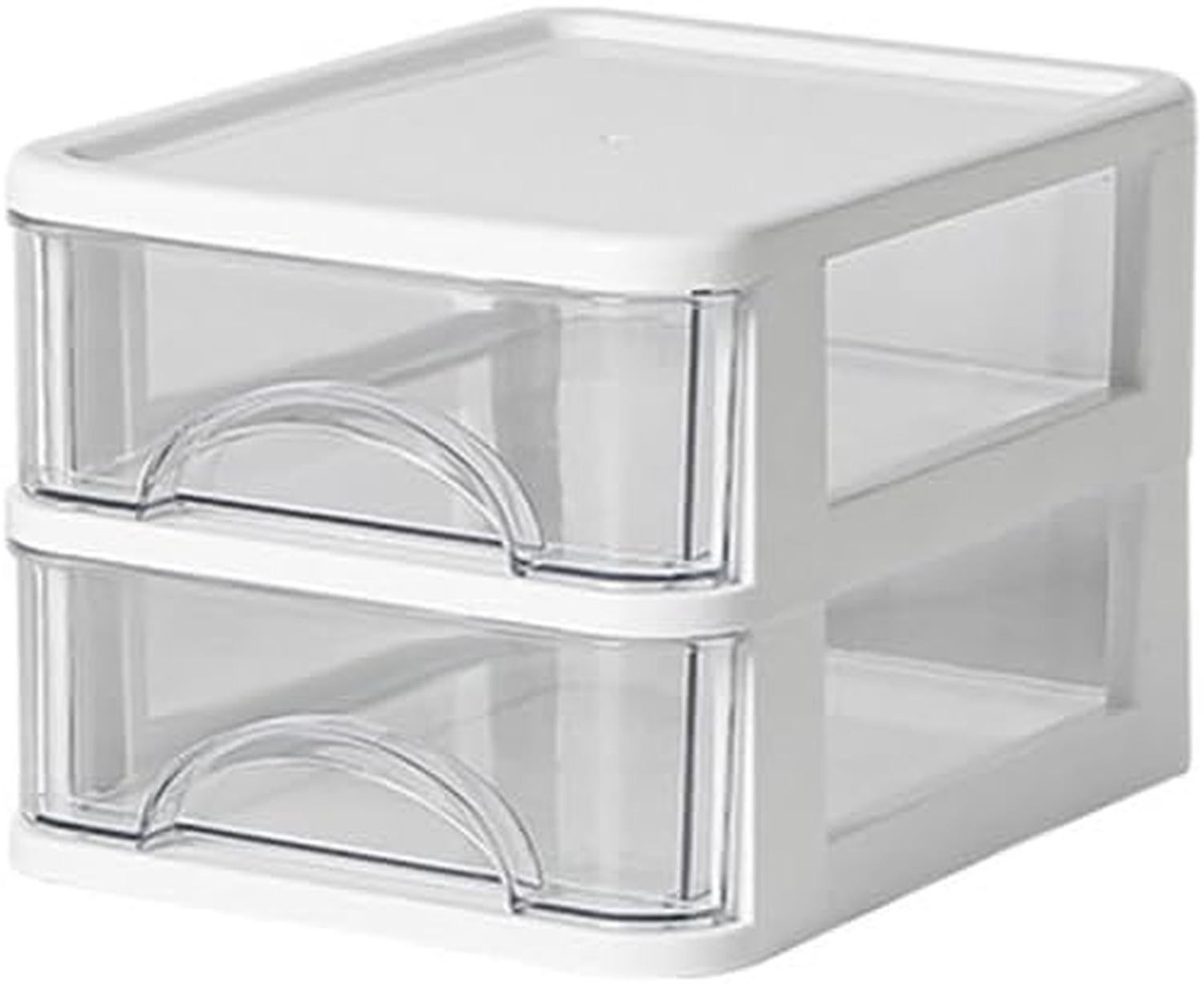 Tour De Rangement Plastique Superposable 48L - Tiroirs Transparents Pour Vêtements Chambre Et Bureau