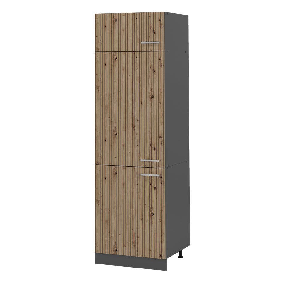 Vicco Szafka na lodówkę R-Line, Dąb rzemieślniczy, 60 cm