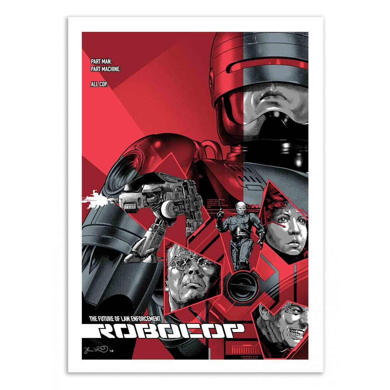 Affiche De Film RoboCop 2 (1990) – Poster Original Marker #339 – Neuf Sous Tube