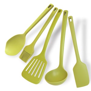 Set Utensili Da Cucina Joseph Joseph 10176 - Con Supporto Integrato Antiscivolo, Silicone Resistenti Al Calore