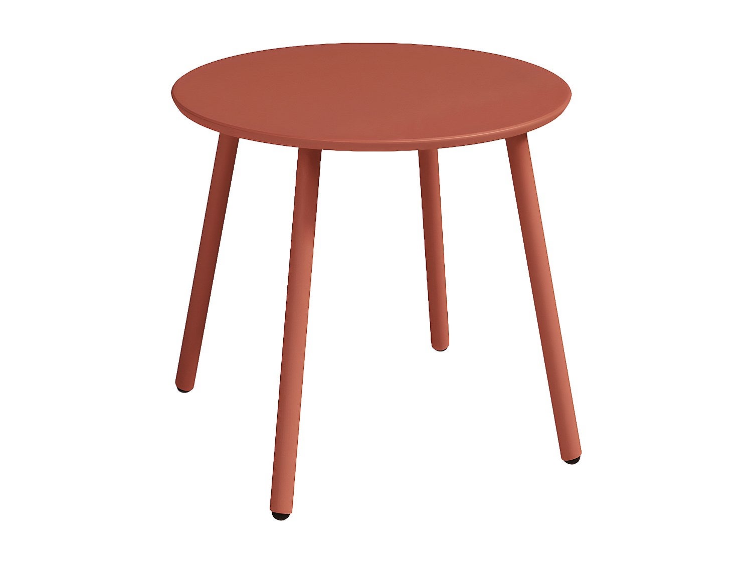 Stolik ogrodowy metalowy - Terakota - MIRMANDE