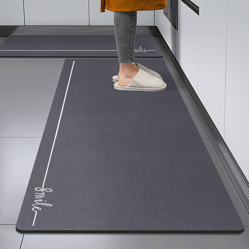 Antypoślizgowa, zmywalna i chłonna mata łazienkowa z ziemią okrzemkową do wanny, kuchni, salonu i łazienki, 30 x 40 cm, 1 sztuka.