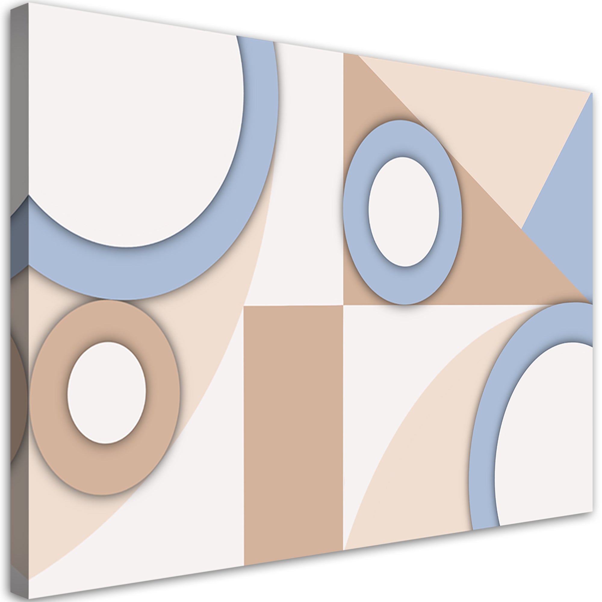 Obraz na płótnie, Geometryczne kształty abstrakcja 100x70