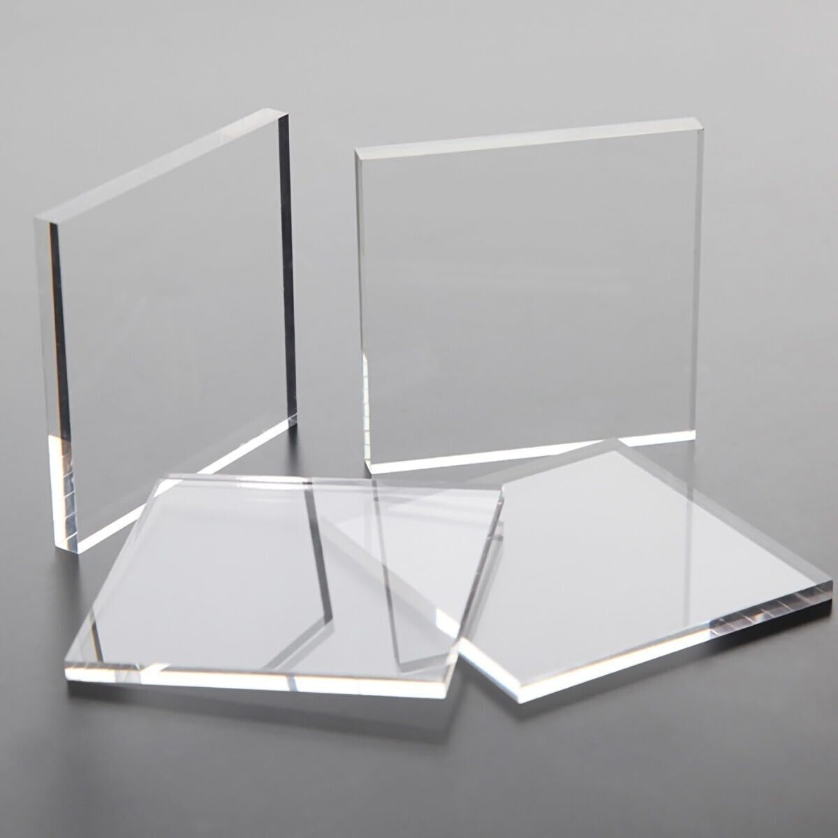 Plaque de verre acrylique AtHaus découpée au laser 10 mm 200 x 200 mm ...