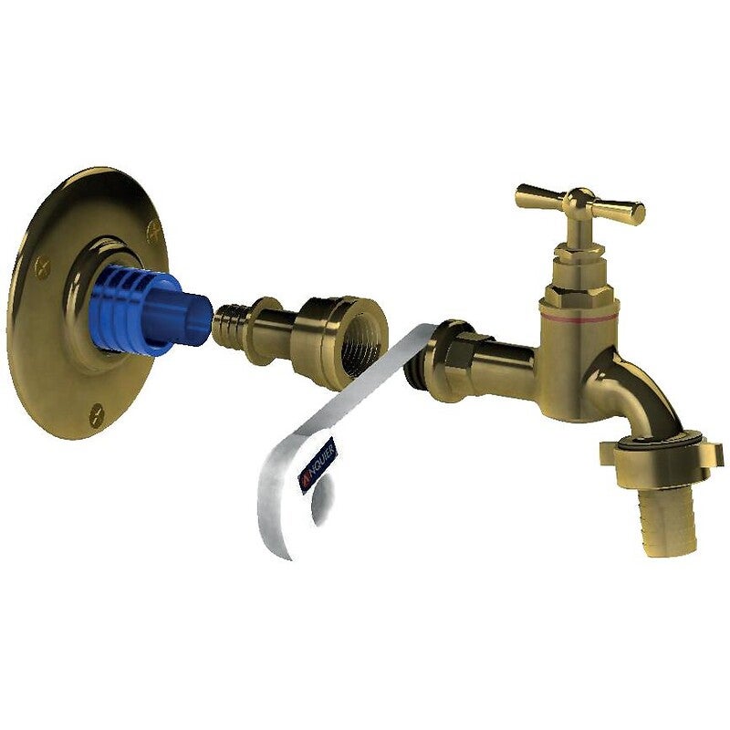 Applique robinet/jardin Applic'easy laiton Femelle 1/2