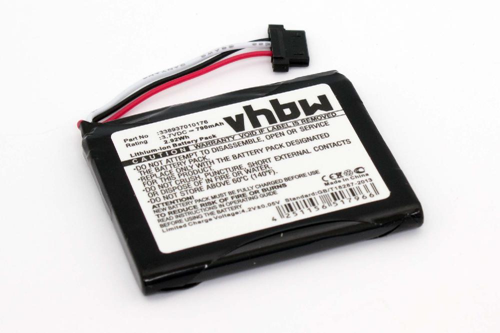 Batteria Vhbw Per Pioneer Avic F220 E U310 – 790mAh Li-Ion, Sostituisce 338937010176 - 2