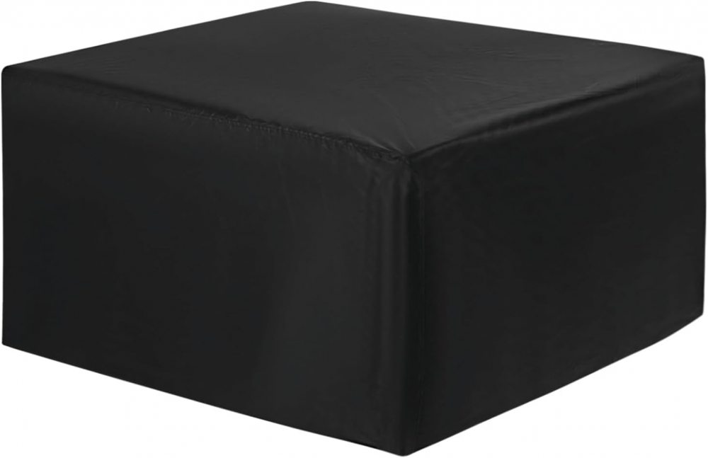 Pokrowiec ochronny na meble ogrodowe - Pokrowiec na stół ogrodowy - 90 x 90 x 90 cm - Wodoodporny - Wytrzymały - Czarny - Tkanina Oxford 420D