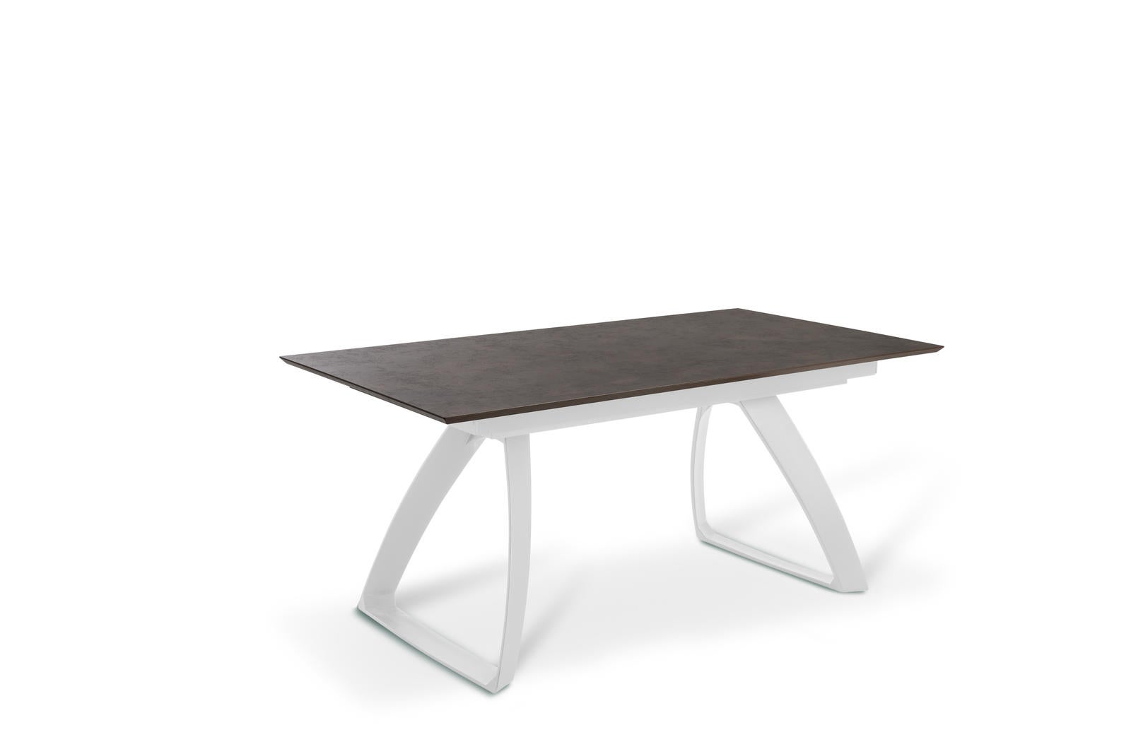 Barret - Stół rozkładany (170/270 x 90 cm) w kolorze białym HPL