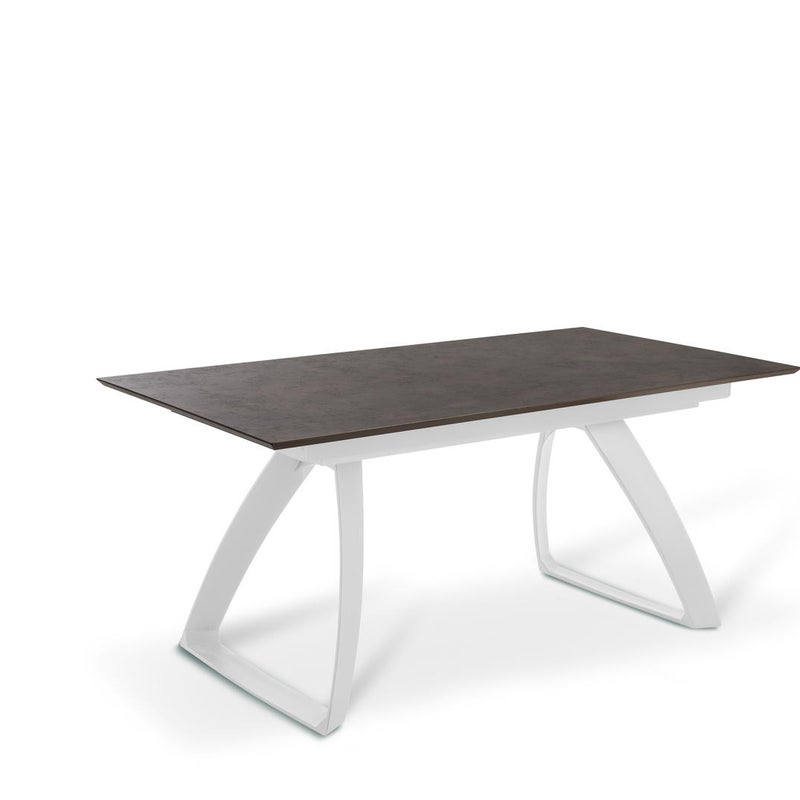 Barret - Stół rozkładany (170/270 x 90 cm) w kolorze białym HPL