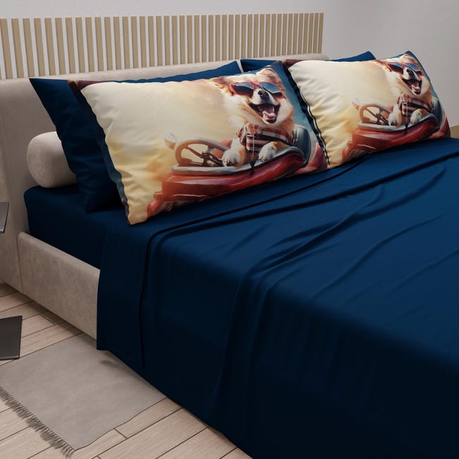 Set di biancheria da letto per cani Loussiesd, set di lenzuola carino Set di biancheria da letto per cani Loussiesd, set di lenzuola carino
