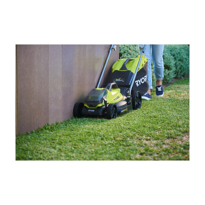 Tondeuse poussée RYOBI - OLM1833B - 18V One+ - coupe 33 cm - sans batterie ni chargeur - 5