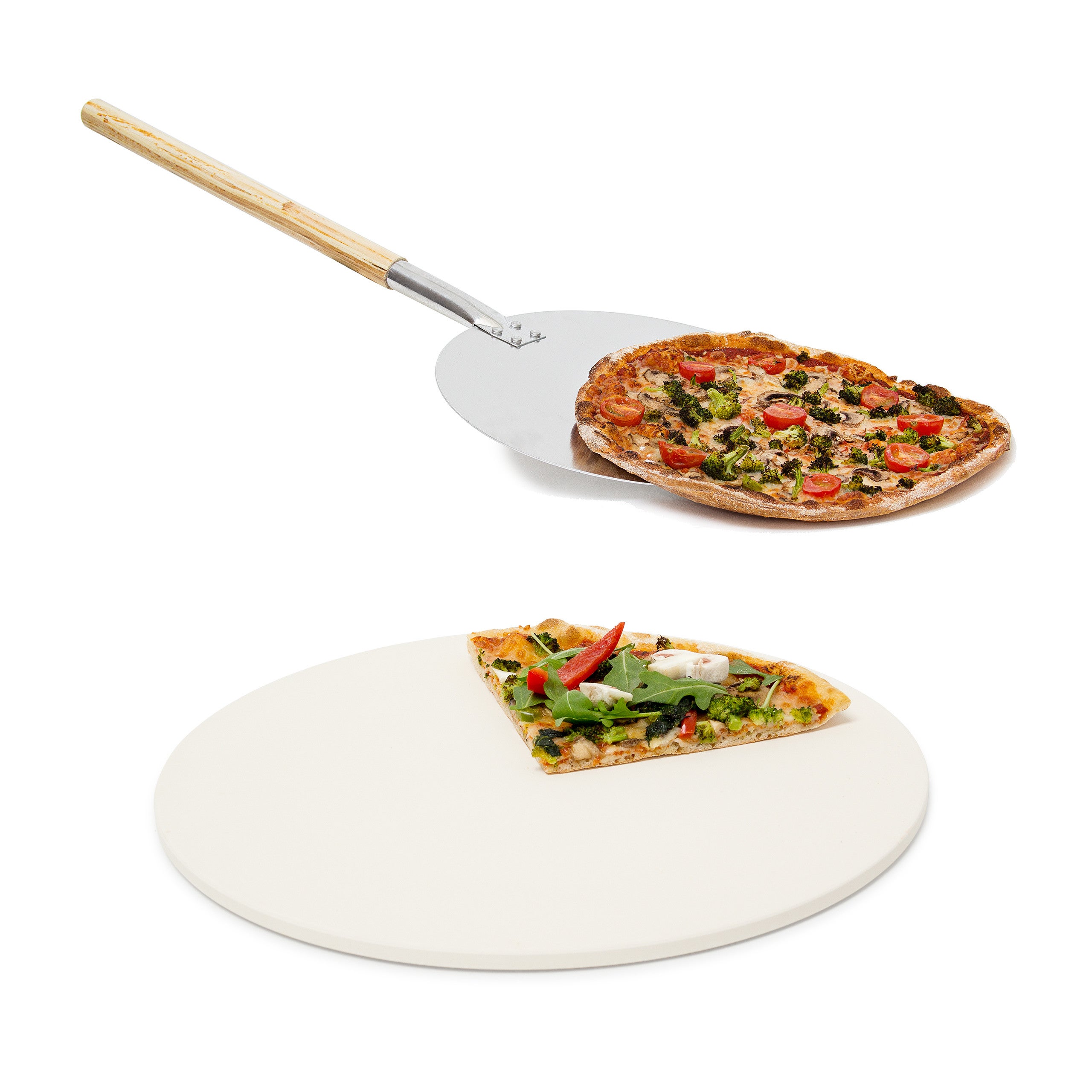 Pala Per Pizza In Alluminio - Professionale E Perforata Con Manico In Silicone - Foto 4