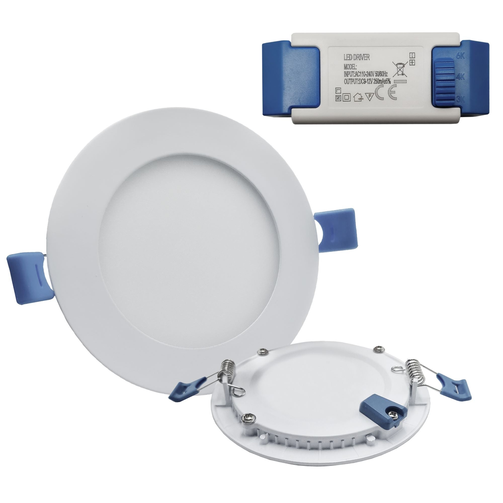 Faretti GU10 Dimmerabili Kit Illuminazione A Binario LED Dimmerabile - 6 Faretti GU10 3CCT - Per Negozi E Casa - 3000K/4000K/6000K Illuminazione Commerciale LED - Foto 10