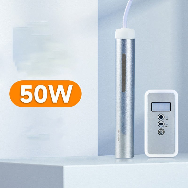 Mini grzałka akwariowa 50 W z automatyczną regulacją temperatury, wyświetlaczem LED i zewnętrzną regulacją dla małych zbiorników