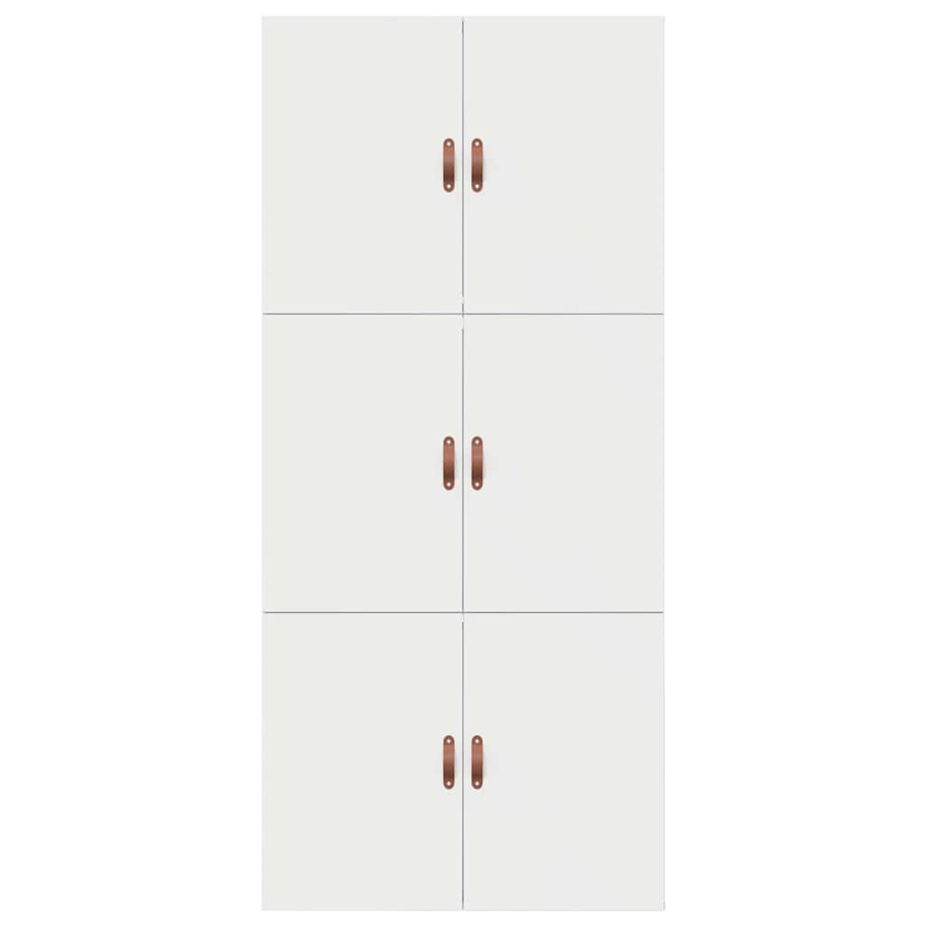 Cadre de lit avec rangement blanc 100 x 200 cm - 8