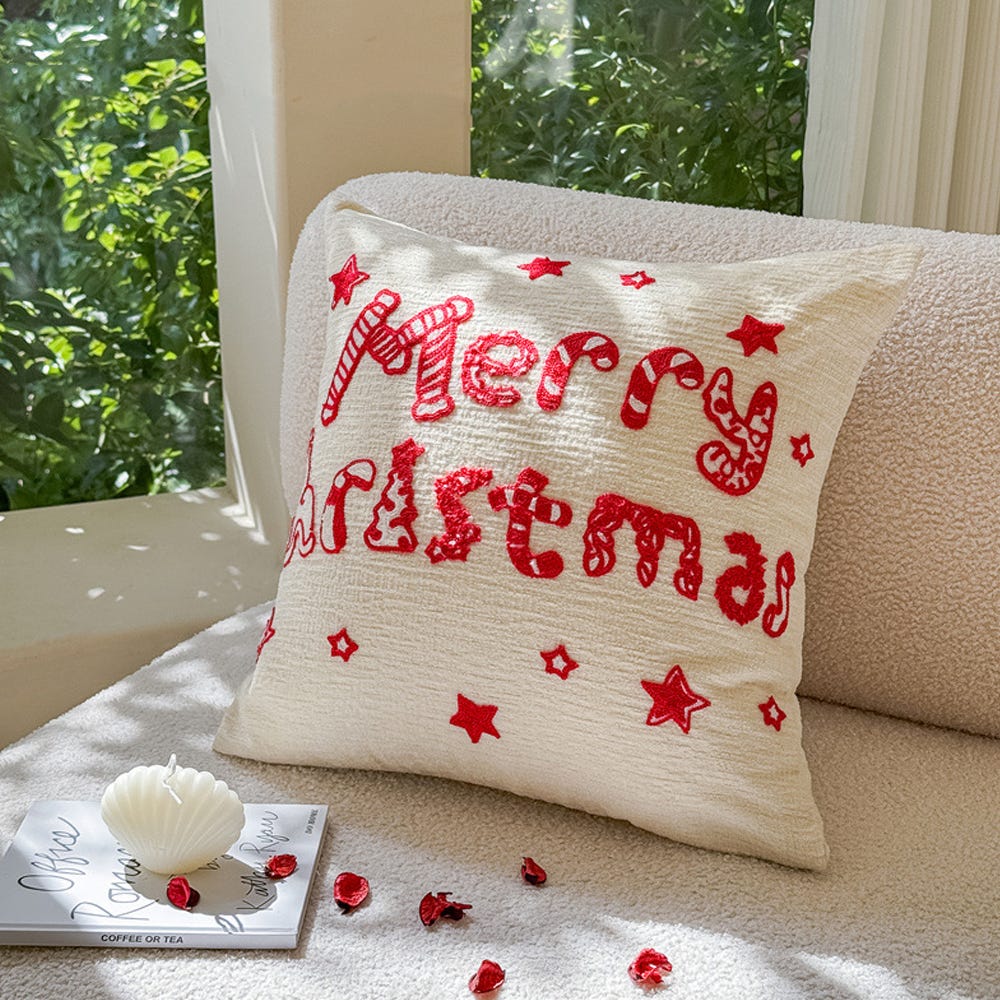 Copricuscini Per Albero Di Natale, Cuscini Natalizi, Federe - Foto 7