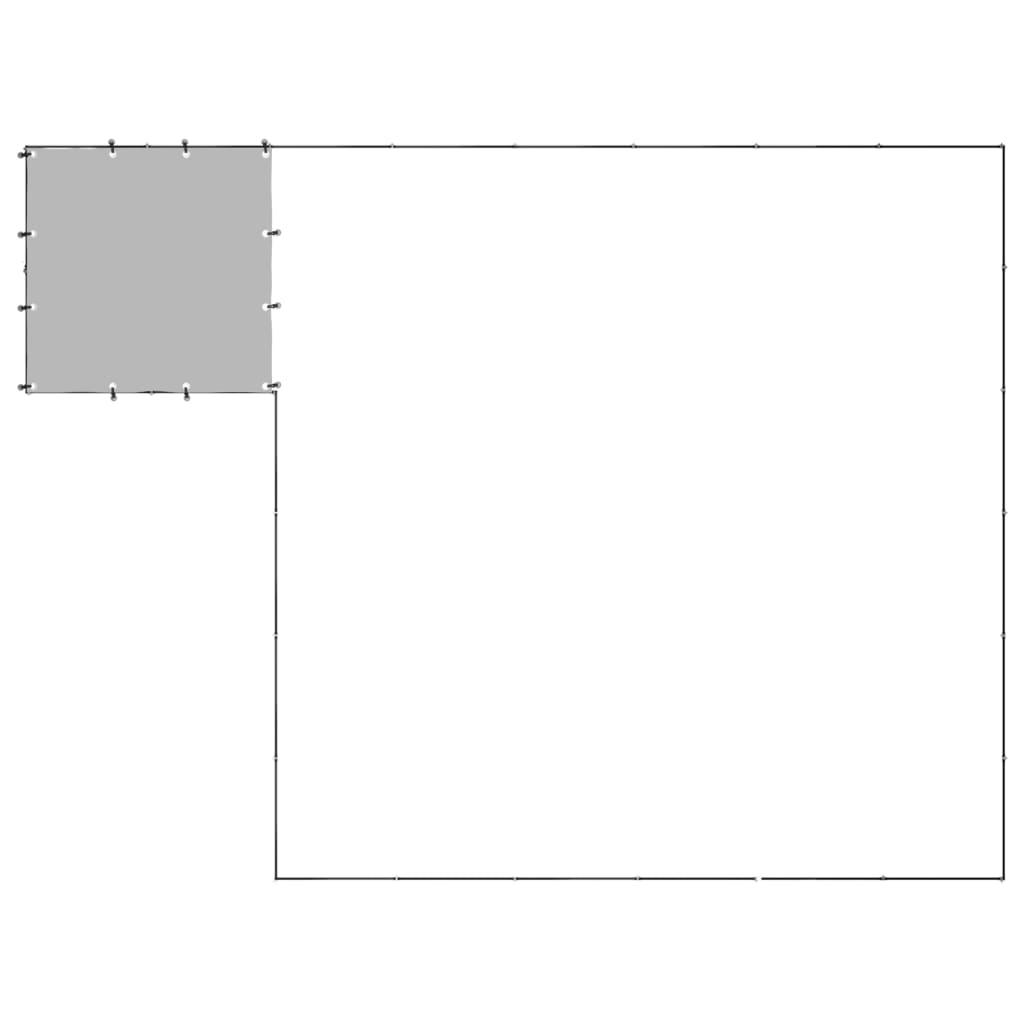 Cuccia da esterno gabbia recinto per animali box per cani 12,1 m² 110 cm acciaio nero 02_0000493 - 4