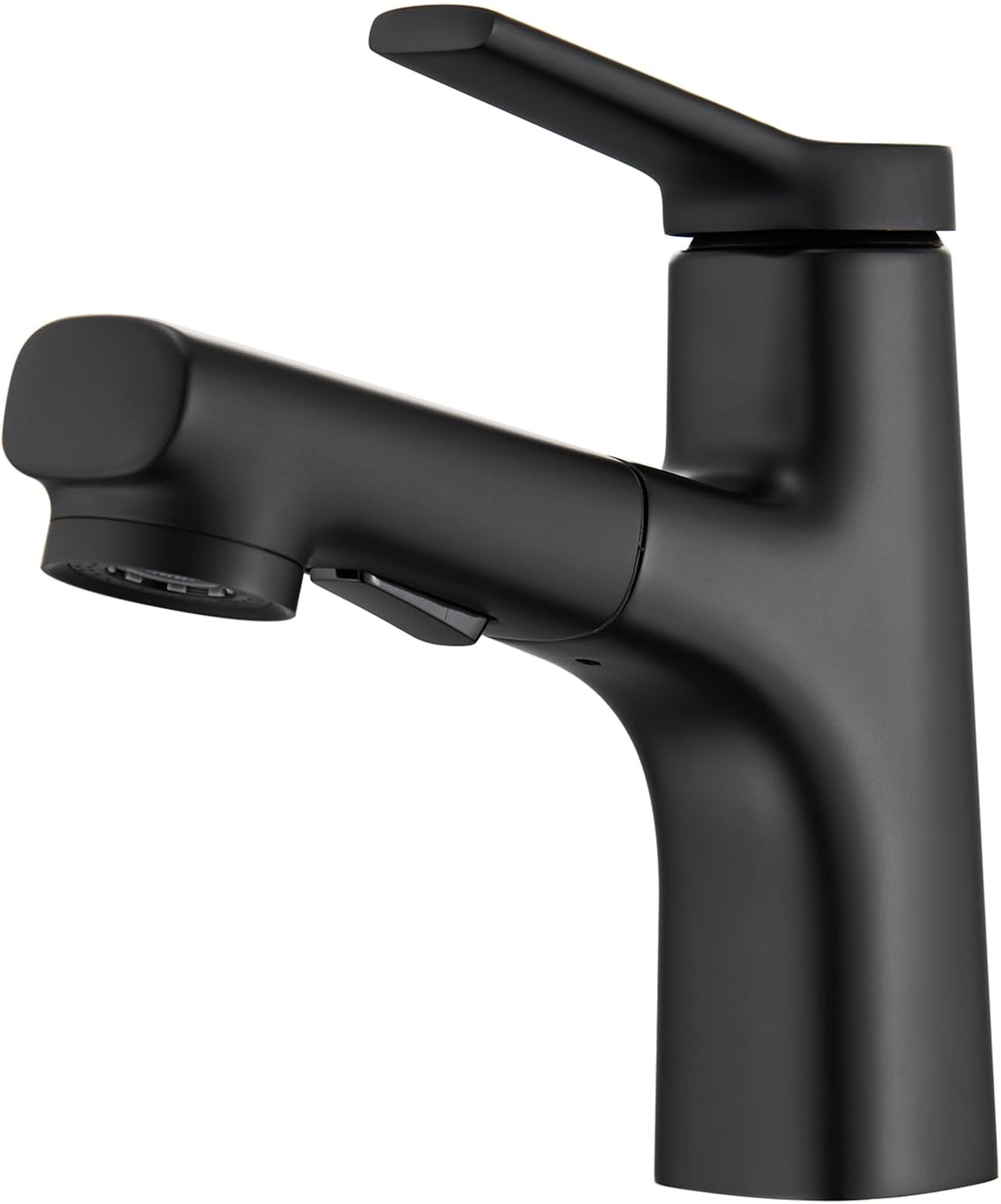 Rubinetto Lavabo Nero Con Doccetta Estraibile 3 Funzioni – Alta Pressione, Acciaio Inox 304, G3/8 - 2