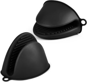 Guanti In Cotone Guanti Da Forno In Silicone, Resistenti Al Calore, Guanti Da Cucina Antiscivolo Per Cucinare, Cuocere Al Forno, Microonde, 1 Paio (nero) | Leroy Merlin Presine Da Cucina